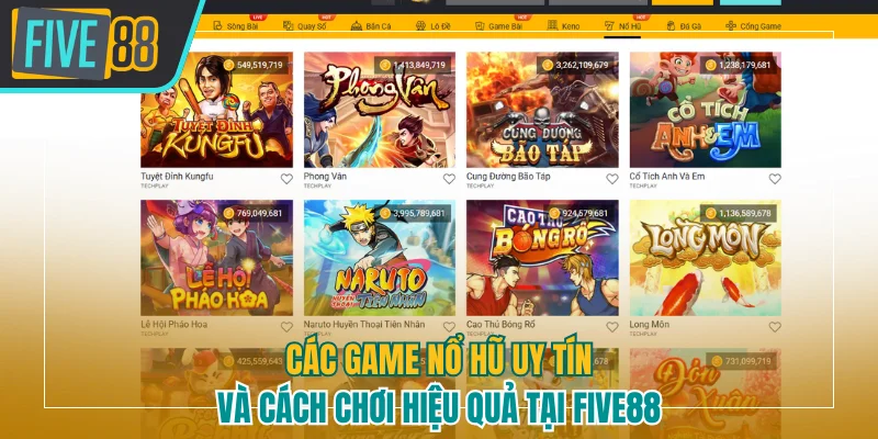Game nổ hũ uy tín